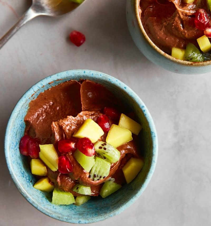 Šokolado ir avokadų putėsiai