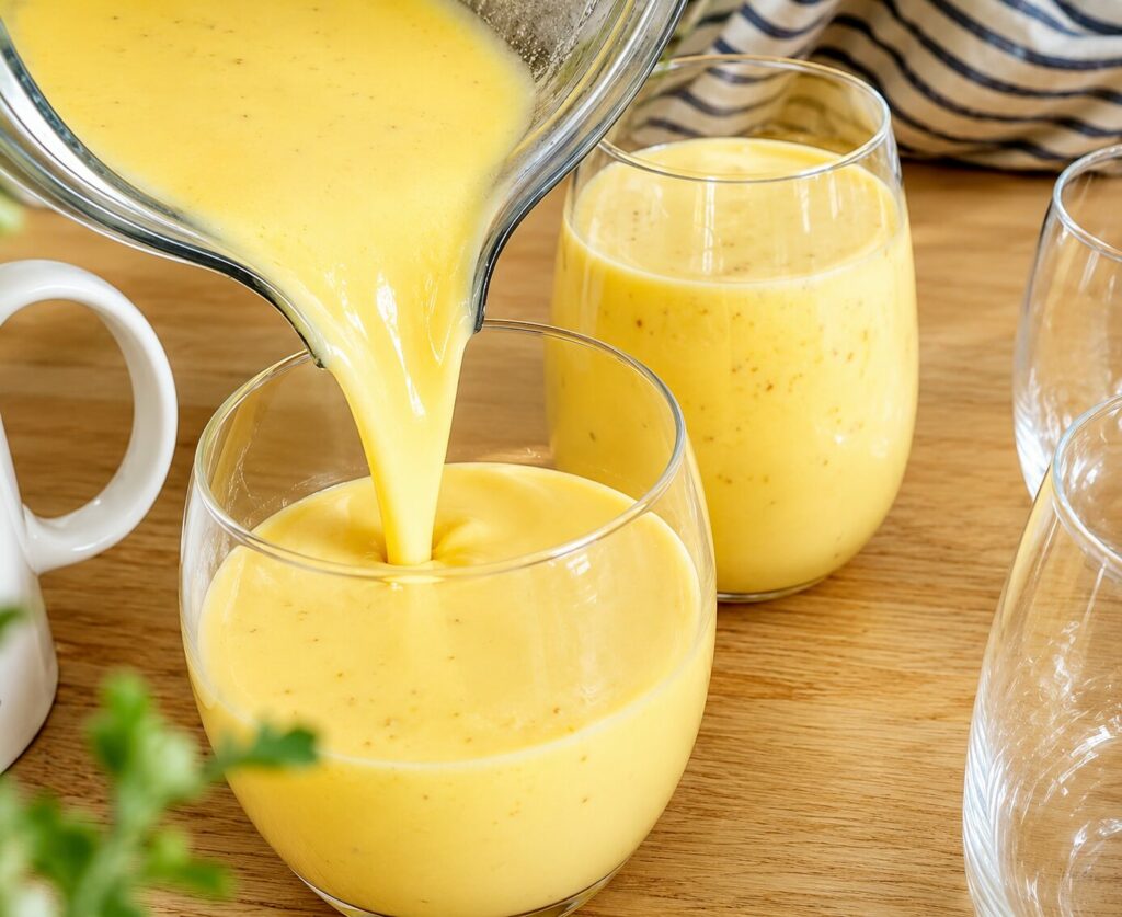 Mango ir kefyro desertas be cukraus