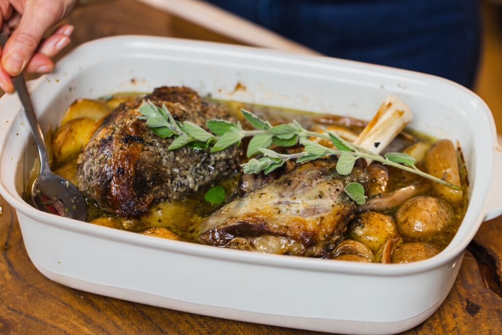 Graikiškas ėrienos kepsnys Kleftiko